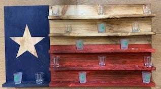 Texas shot glass holder